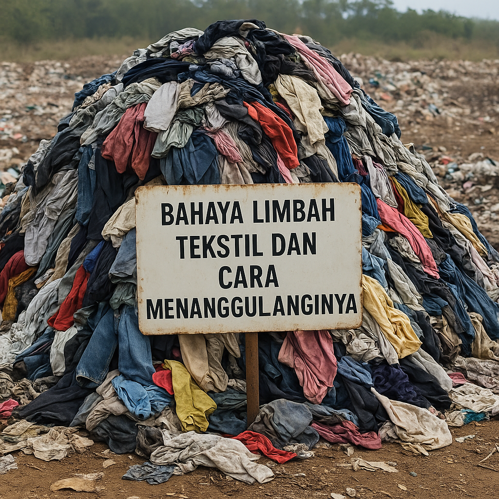 Bahaya Limbah Tekstil dan Cara Menanggulanginya di Era Fashion Modern