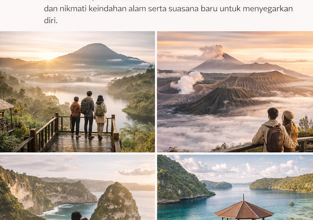 Rekomendasi Wisata Suasana Awal Tahun di Indonesia